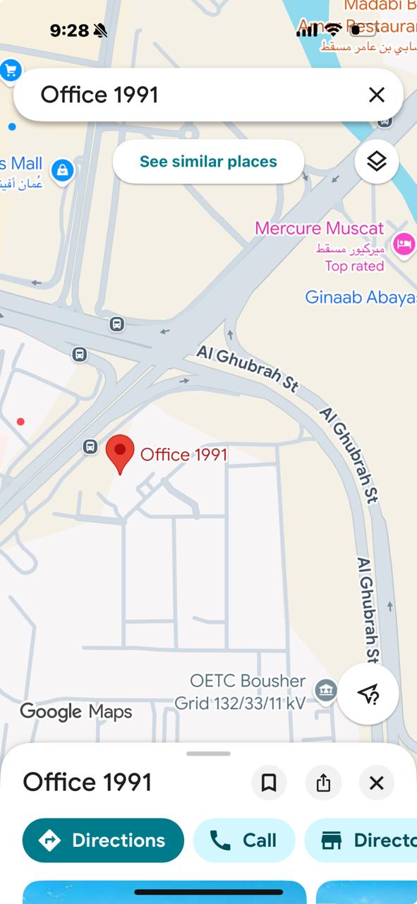 Office Location Map